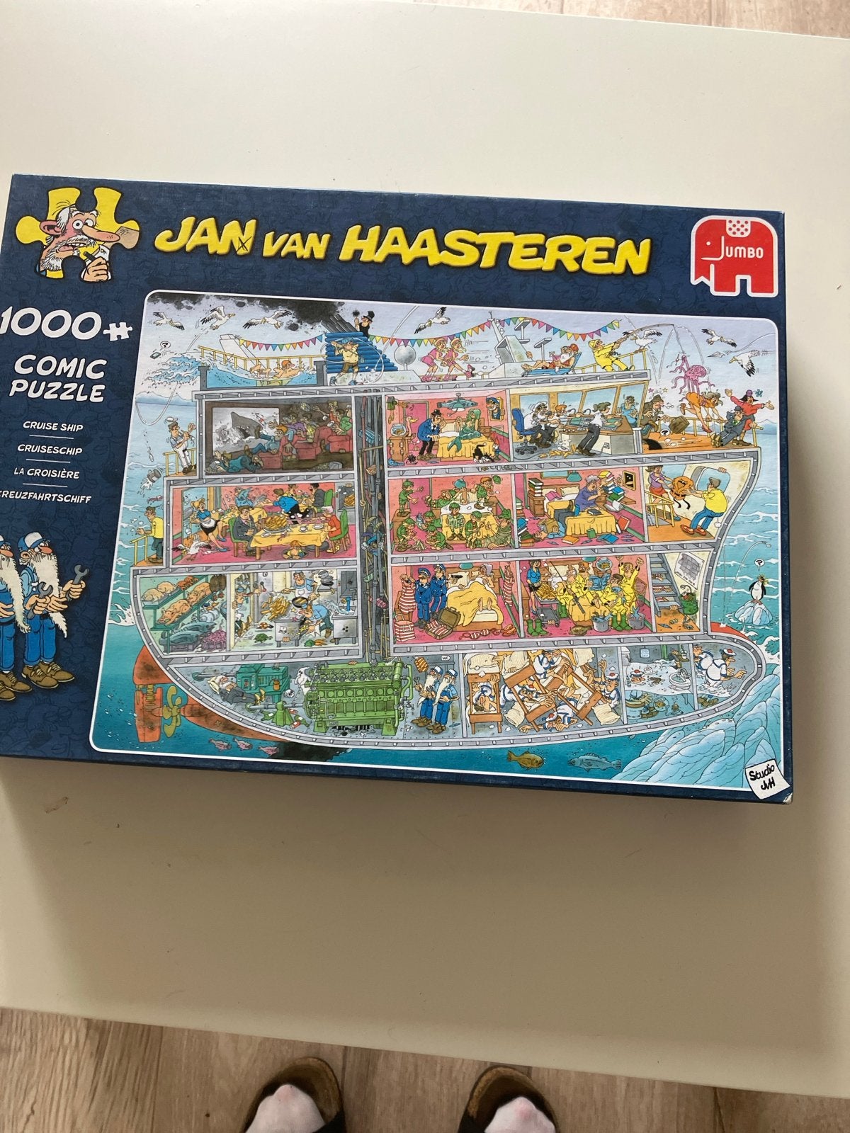 Jan van Haasteren Puzzel 1000 Stukjes - Cruiseschip, Kinderen en Baby's, Speelgoed | Kinderpuzzels, Ophalen, Meer dan 50 stukjes