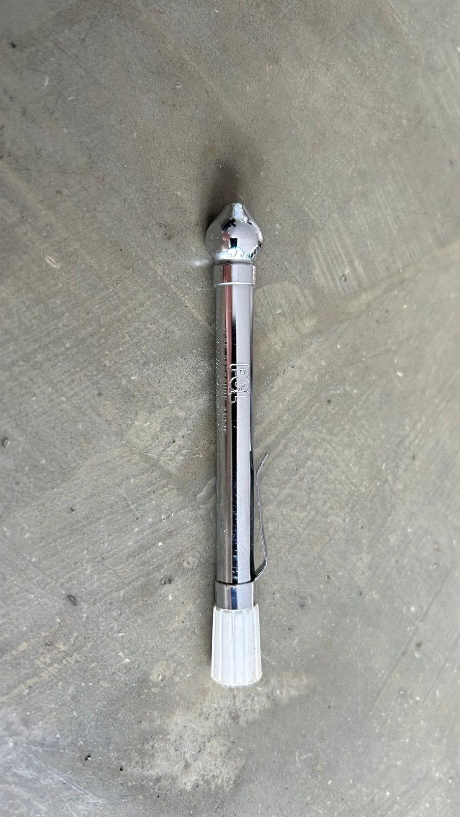 Vintage PCL bandenspanningsmeter / tyre pressure gauge, Ophalen of Verzenden, Gebruikt