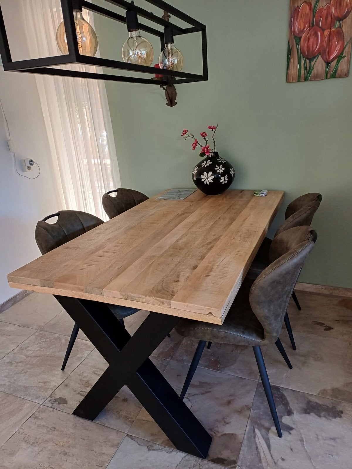 Eettafel 160x90 cm, als nieuw, Huis en Inrichting, Tafels | Eettafels, Ophalen, 50 tot 100 cm, Zo goed als nieuw, 150 tot 200 cm