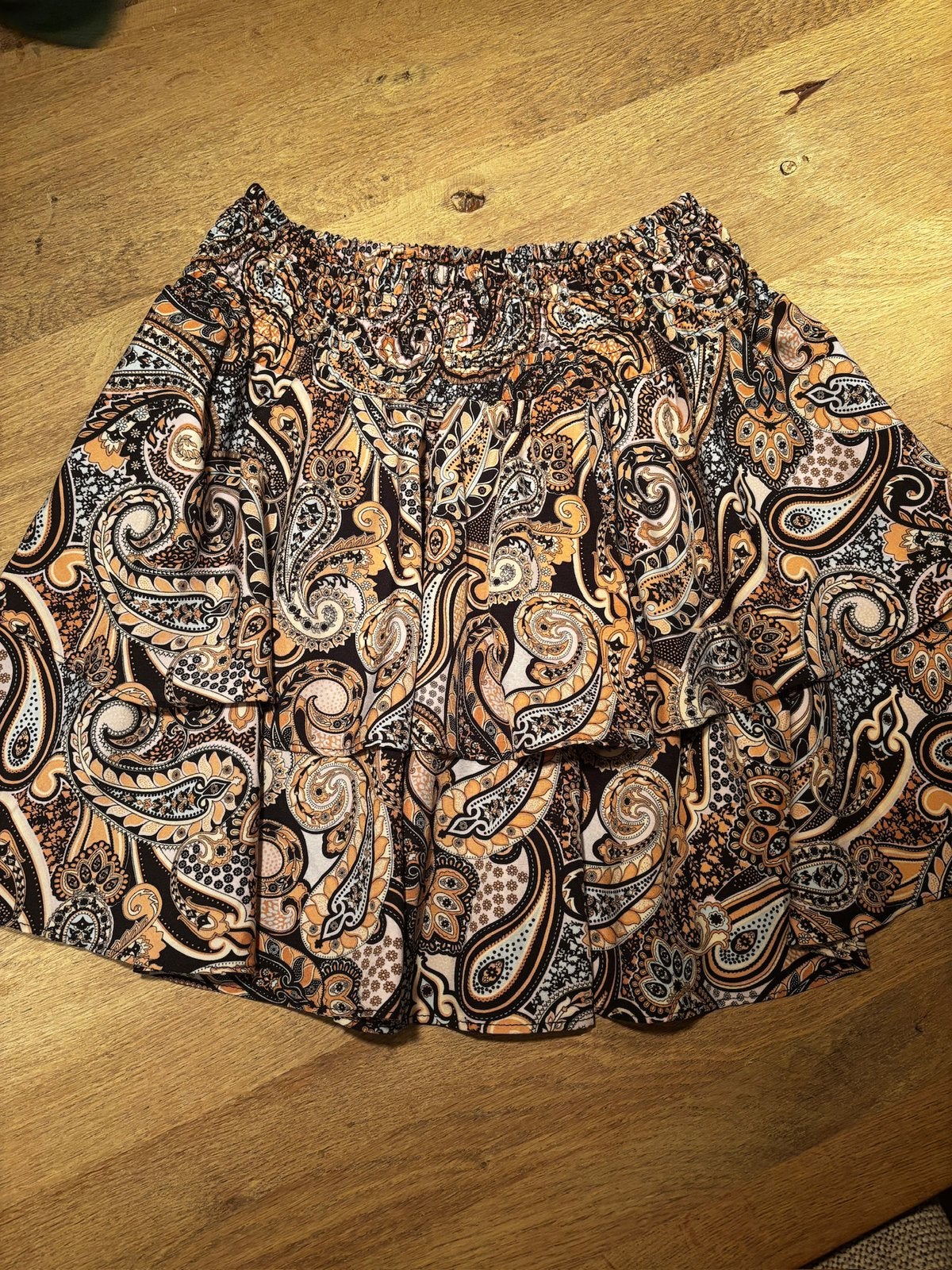 Zomerrokje Shein maat XS, Kleding | Dames, Bruin, Ophalen of Verzenden, Zo goed als nieuw, Maat 34 (XS) of kleiner