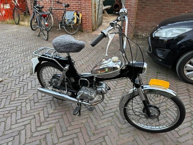 Originele brommer Puch MV-50 uit 1977 met gereviseerde motor, Gebruikt, 3 versnellingen, Ophalen, Overige merken