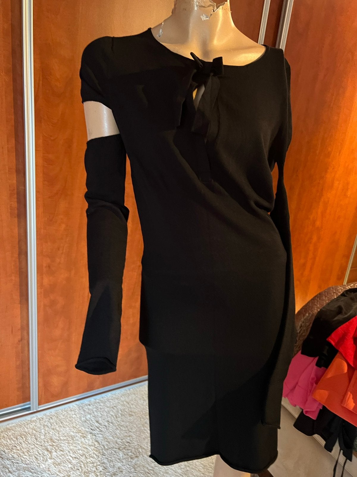 Twinset by Simona Barbieri jurk met aparte mouwen M zgan, Maat 38/40 (M), Twinset, G, Zwart