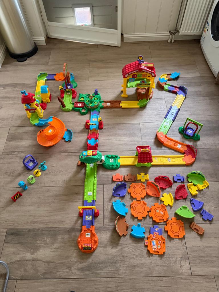 VTech Zoef Zoef Dieren en Toet Toet Auto's set, Ophalen, Zo goed als nieuw, Jongen of Meisje