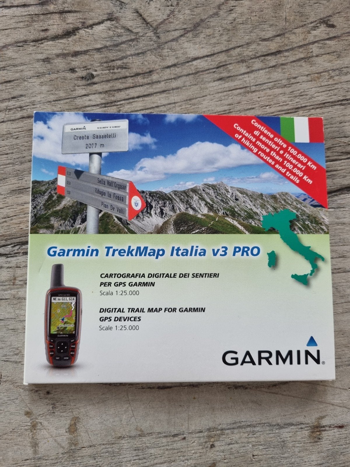Garmin TrekMap Italia v3 PRO - Digitale Kaart voor GPS, Sport en Fitness, Ophalen of Verzenden, Zo goed als nieuw