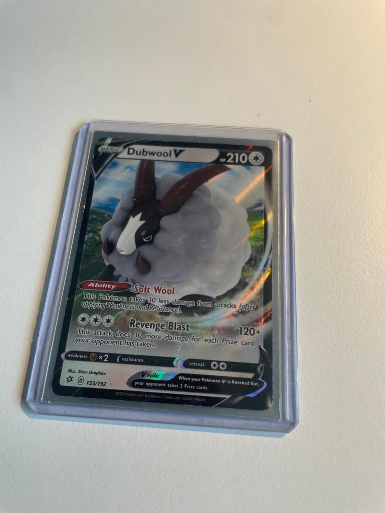 Pokémon Dubwool V kaart, Verzenden, Gebruikt, Losse kaart