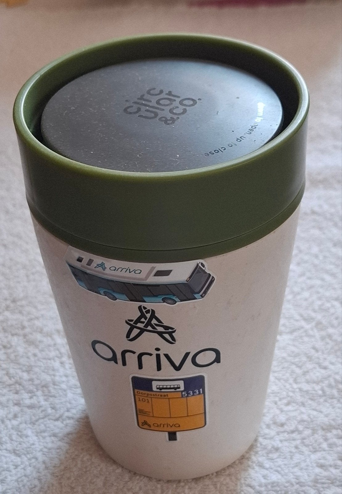 Nieuwe Arriva koffiebeker - 13.5 cm hoog, Ophalen of Verzenden, Nieuw, Overige soorten, Overige typen