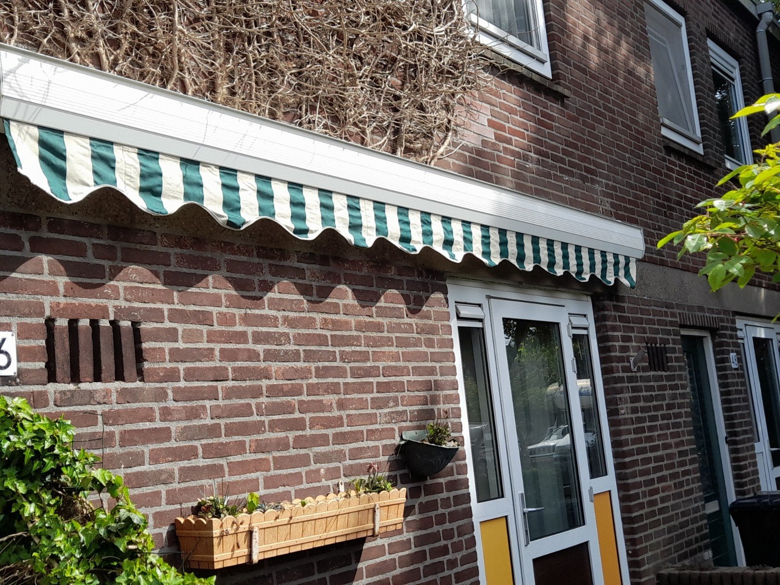 Elektrische cassette zonneluifel Valiant 4.60x3m, Tuin en Terras, Zonneschermen, Ophalen, Knikarmscherm