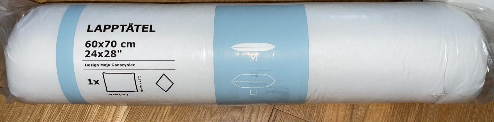 IKEA LAPPÅTEL Kussen 60x70 cm micrvezel hoofdkussen wit 5e, Ophalen of Verzenden, Wit