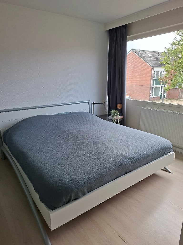 2 persoonsbed, Ophalen, Gebruikt, Wit, Tweepersoons