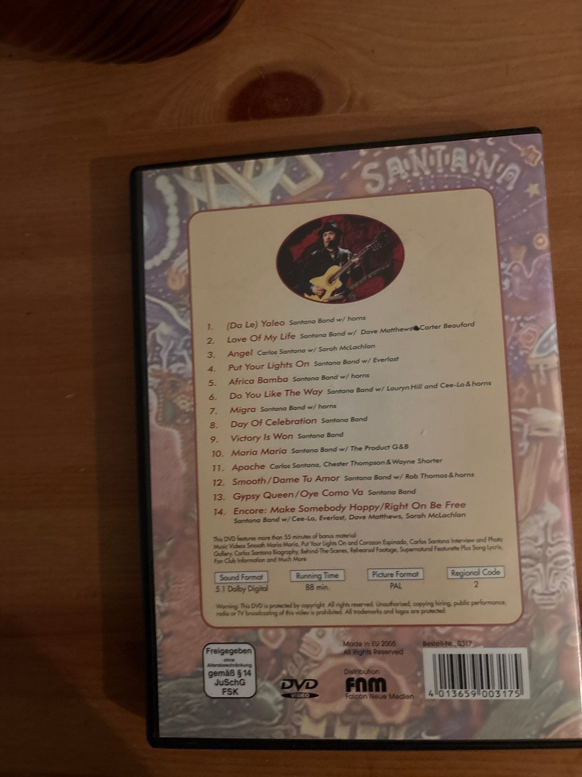 Santana In Concert DVD - Live optreden met speciale gasten, Verzenden, Alle leeftijden, Nederlands, Concert