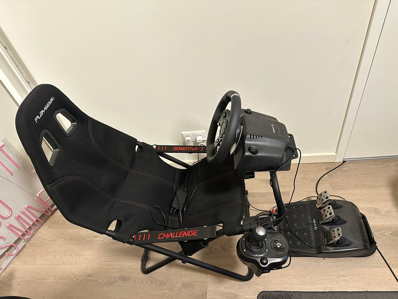 Logitech G29 racestuur + Playseat Challenge, Ophalen, Racestuur, Force feedback, PlayStation