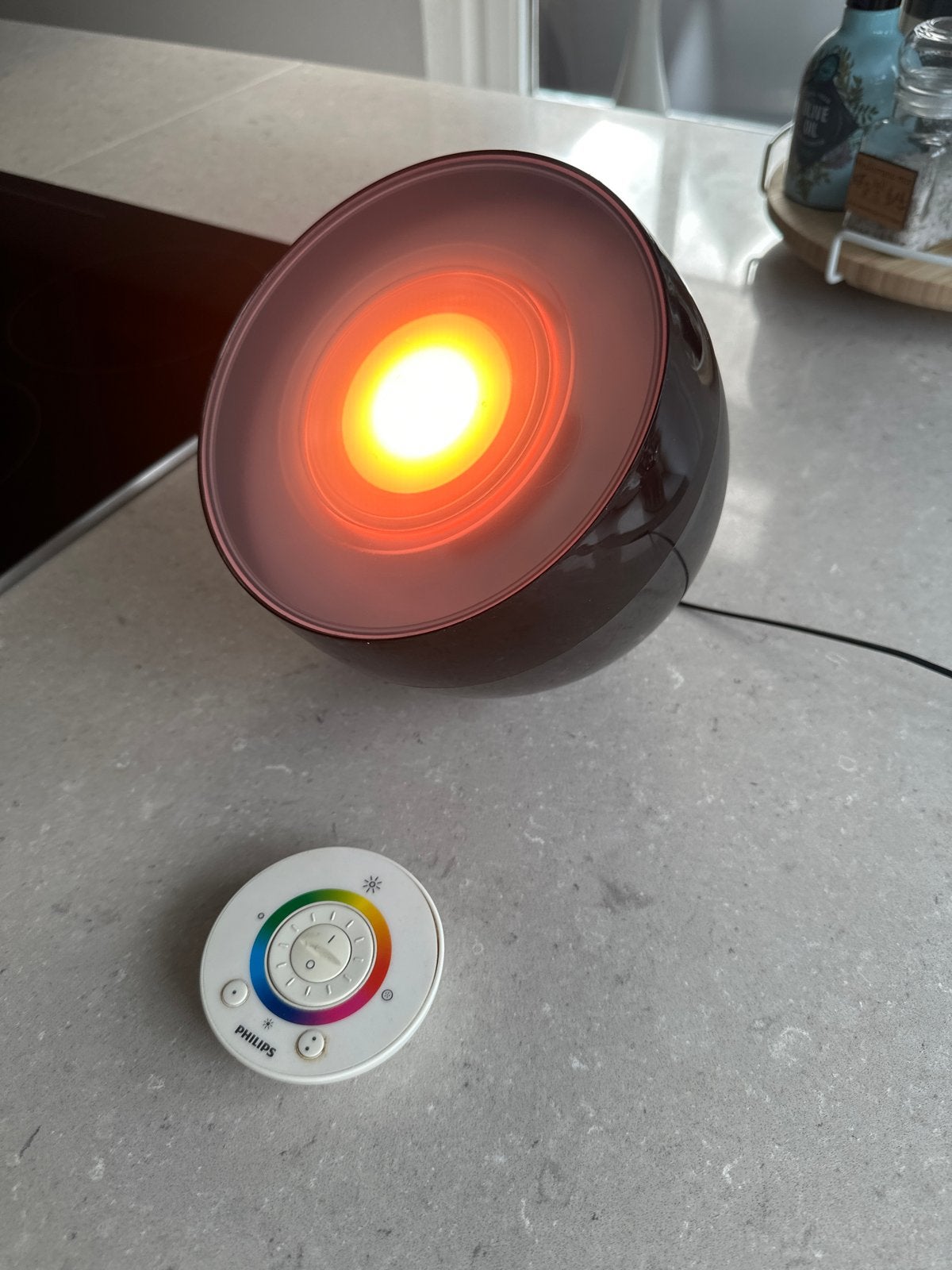 Philips Hue Iris Smart LED Lamp met Afstandsbediening, Zo goed als nieuw, Smart lamp, Bedienbaar via app, Meerkleurig