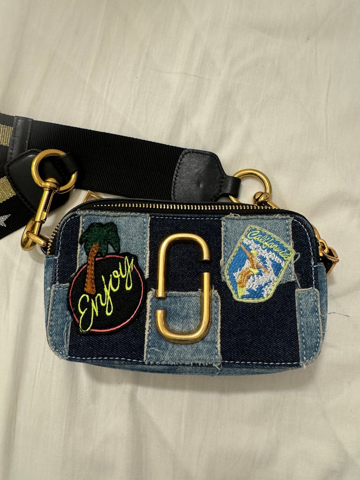 Marc Jacobs Snapshot crossbody original, Denim - Jeans, Sieraden, Tassen en Uiterlijk, Tassen | Damestassen, Ophalen of Verzenden