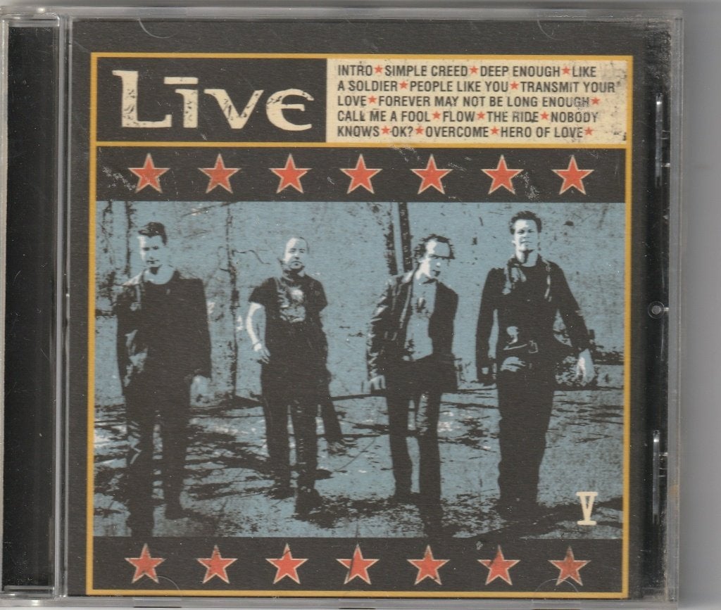 Live - V, Cd's en Dvd's, Ophalen of Verzenden, Gebruikt