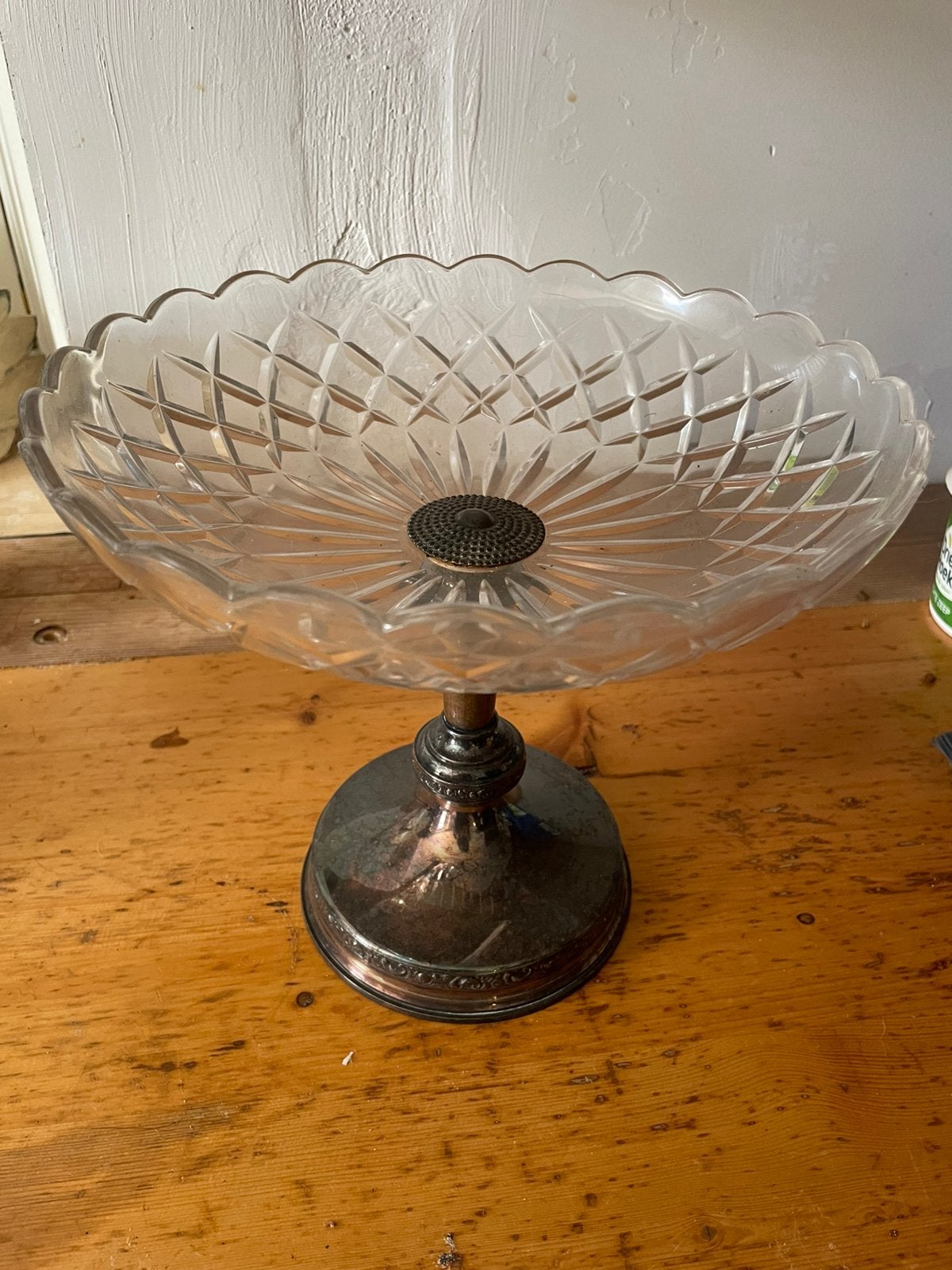pakket vintage woonaccessoires (Makkum, kristal,zilver, tin), Ophalen