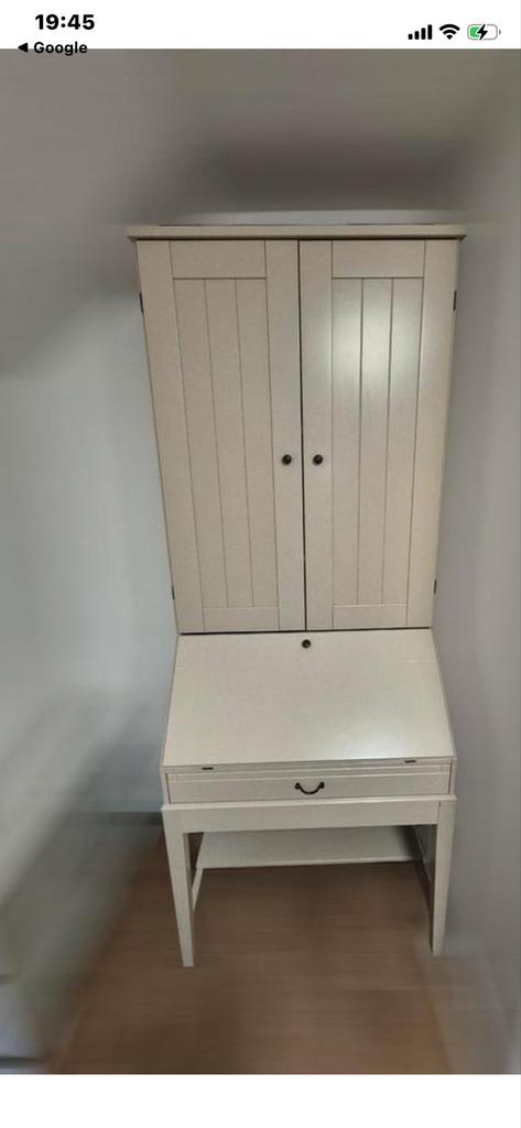 Ikea hemnes serie Bureau-kast combinatie + (stoeltje), Huis en Inrichting, Ophalen, Met lades, Zo goed als nieuw, Overige merken