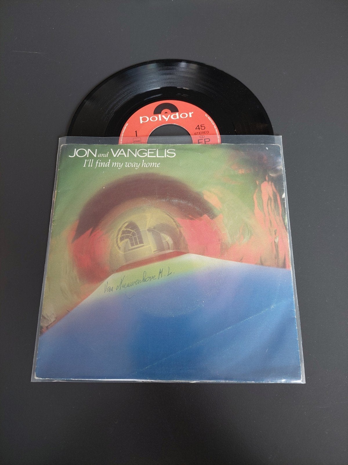 jon and vangelis i'll find my way home, Ophalen of Verzenden, Gebruikt, 7 inch