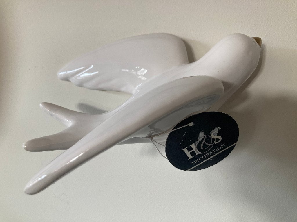 Twee zwaluw wandhangers - H&S Decoration, Tuin en Terras, Ophalen of Verzenden, Nieuw