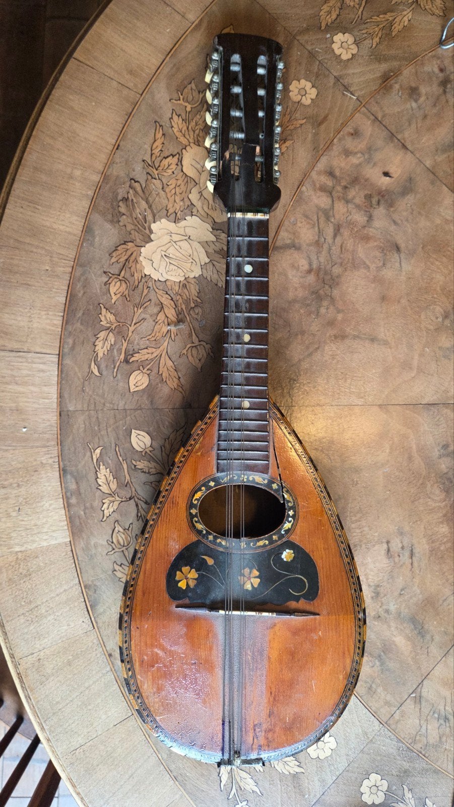 antieke mandoline, Muziek en Instrumenten, Ophalen of Verzenden, Gebruikt