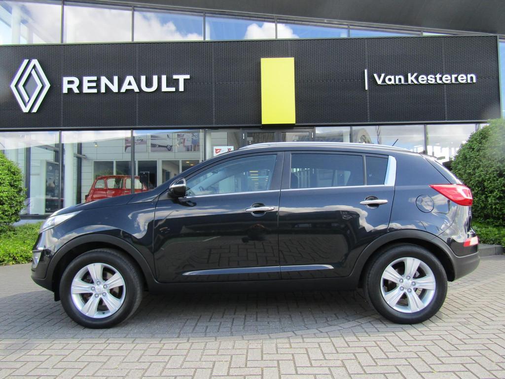 KIA Sportage 2.0 CVVT 2WD X-ecutive / Trekhaak / Leder / Cru, Auto's, Kia, Gebruikt, Zwart, 4 cilinders, Handgeschakeld