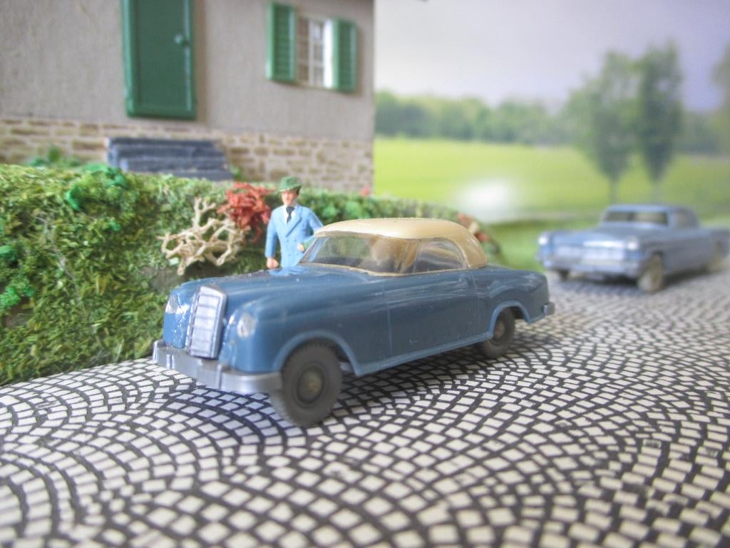 Mercedes Benz W180 220 S Cabriolet Wiking uitgave uit 1962, Ophalen of Verzenden, Gebruikt, Auto, Rietze
