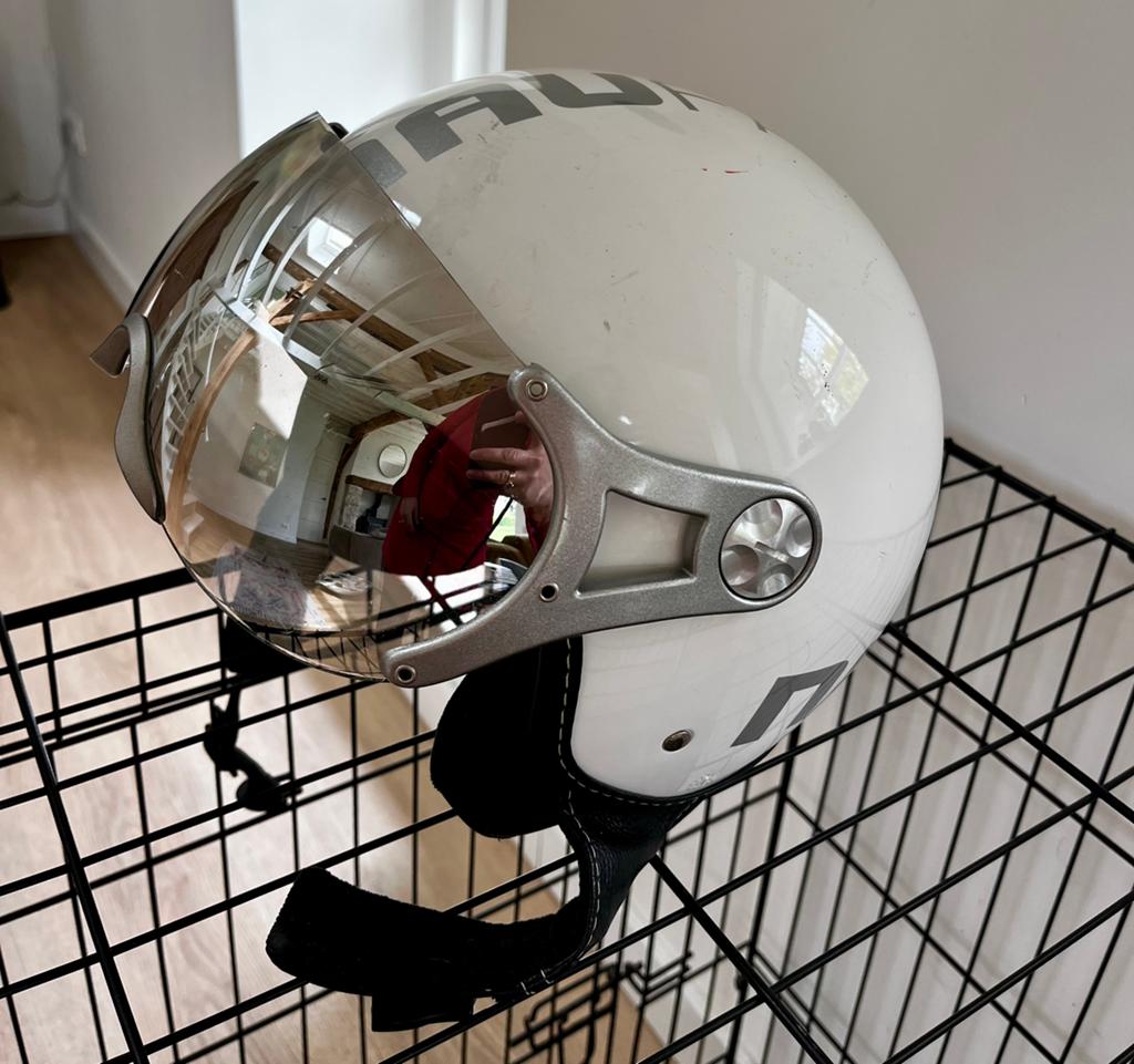 Scooter/motorhelmen van MOMO (Naufashion) maten M en XL, Overige merken, M, Dames, Ophalen of Verzenden