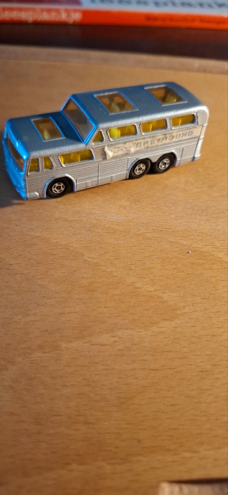 Matchbox Greyhound Bus - Made in England by Lesney, Ophalen of Verzenden, Gebruikt, Bus of Vrachtwagen