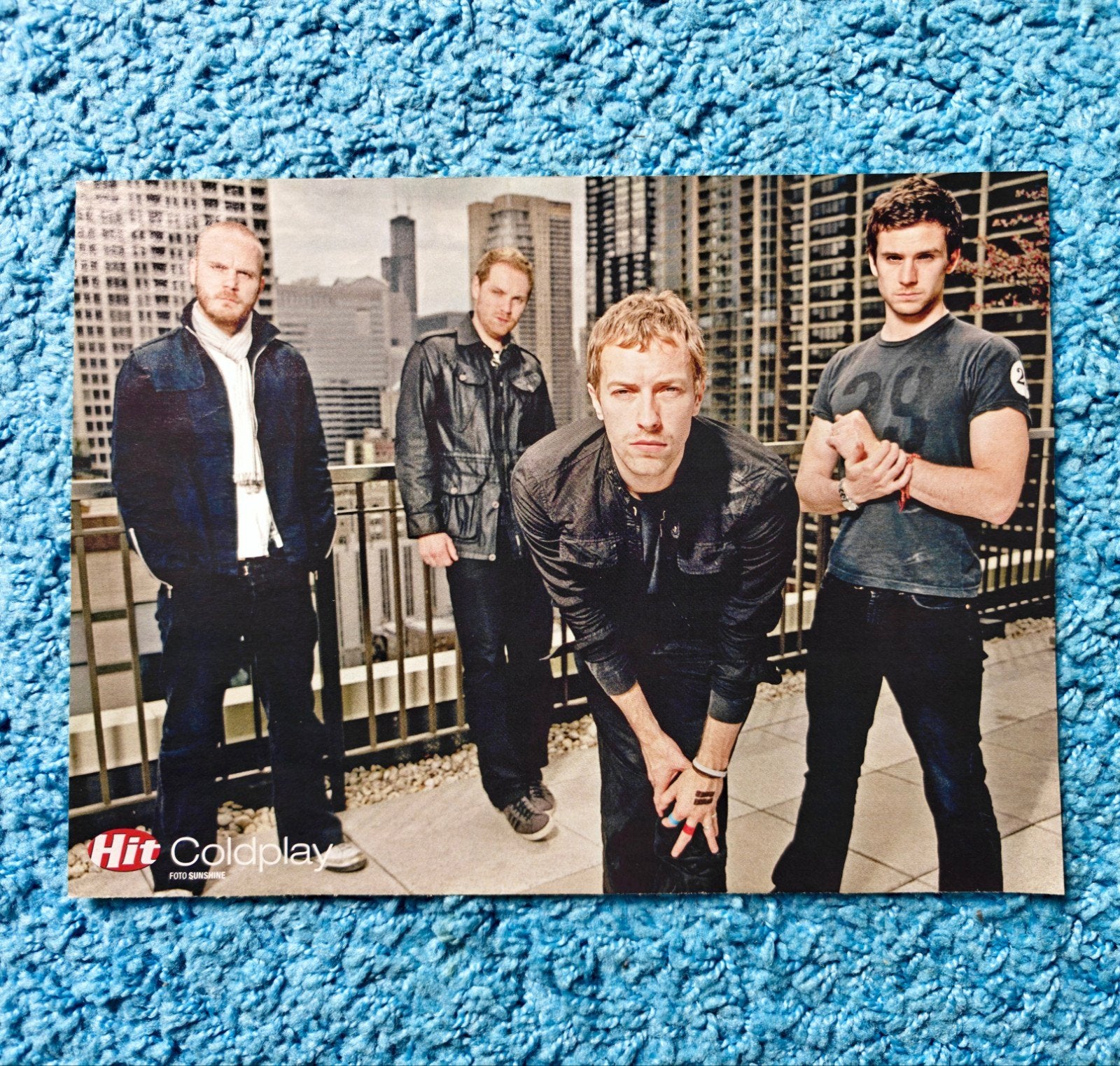 Coldplay poster hitkrant vintage, A4 of kleiner, Rechthoekig Liggend, Nieuw, Ophalen of Verzenden