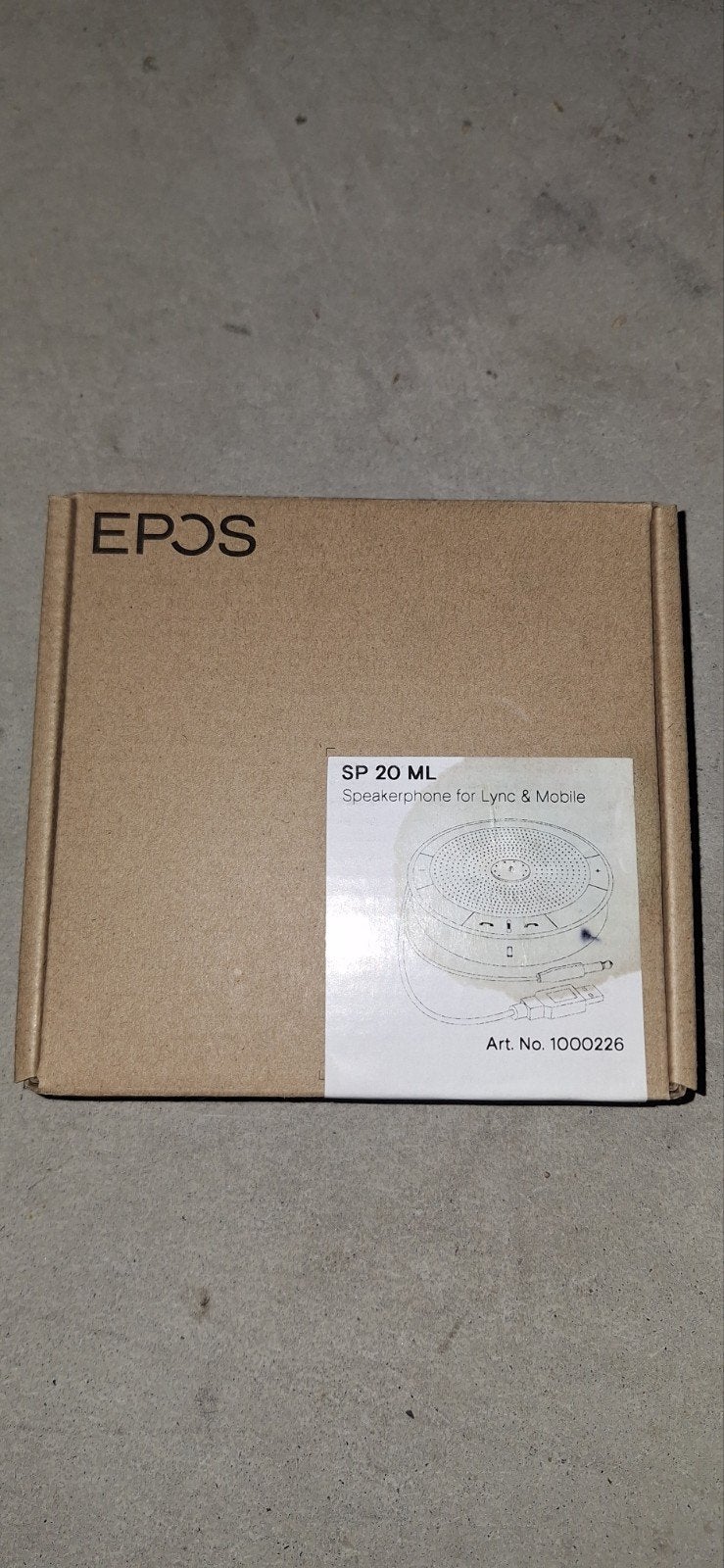 EPOS SP 20 ML Speakerphone voor Lync & Mobile, Audio, Tv en Foto, Zo goed als nieuw, Draagbare speaker, USB-aansluiting, Minder dan 60 watt