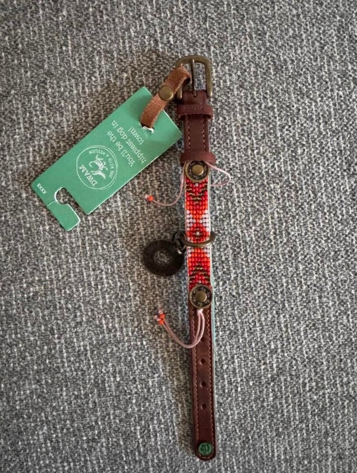 Nieuw DWAM halsbandje met kaartje eraan., Ophalen of Verzenden, Nieuw