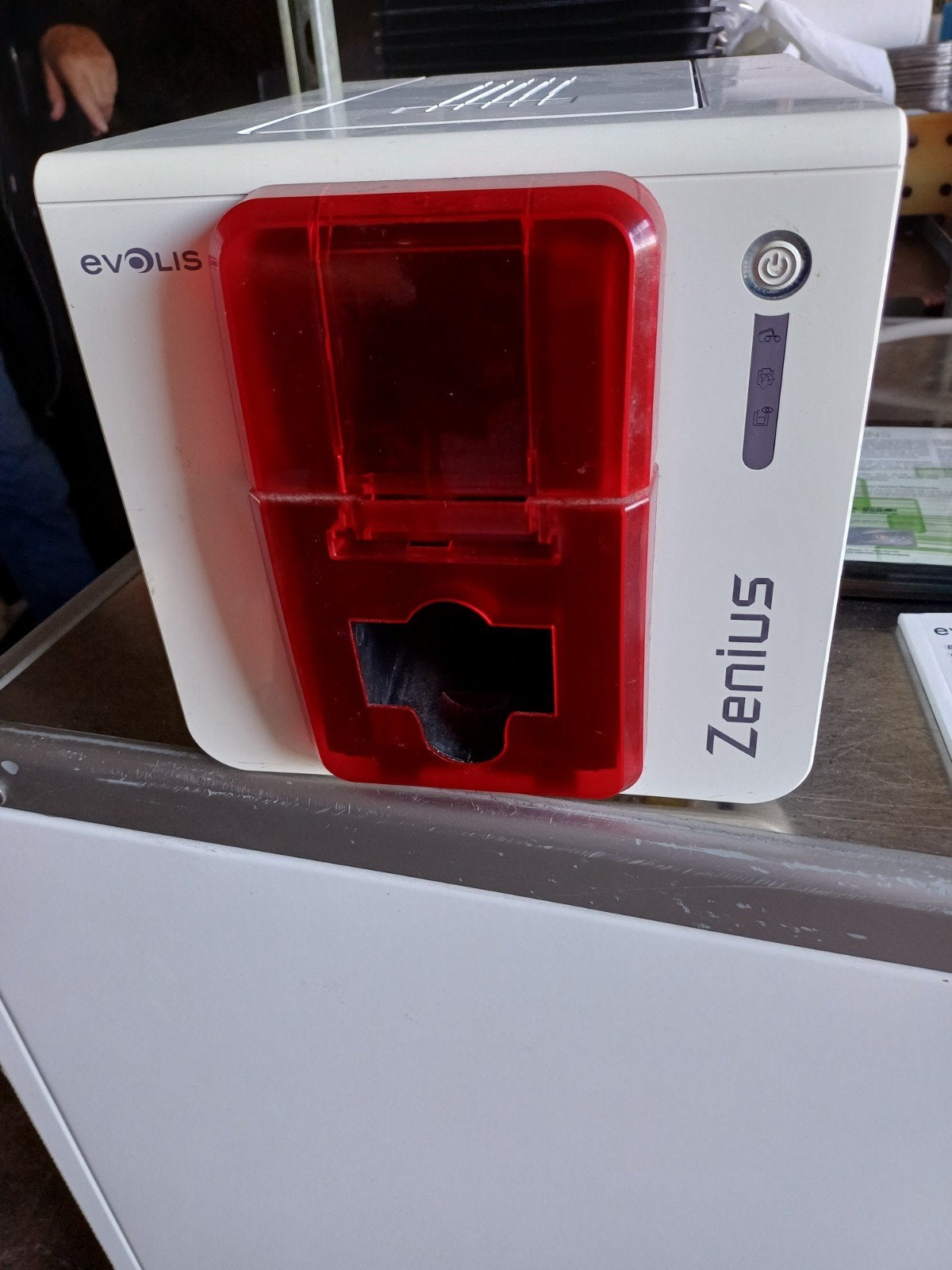 kaartjesprinter Evolis Zenius prijs  kaartje, Computers en Software, Labelprinters, Zo goed als nieuw, Etiket, Ophalen of Verzenden