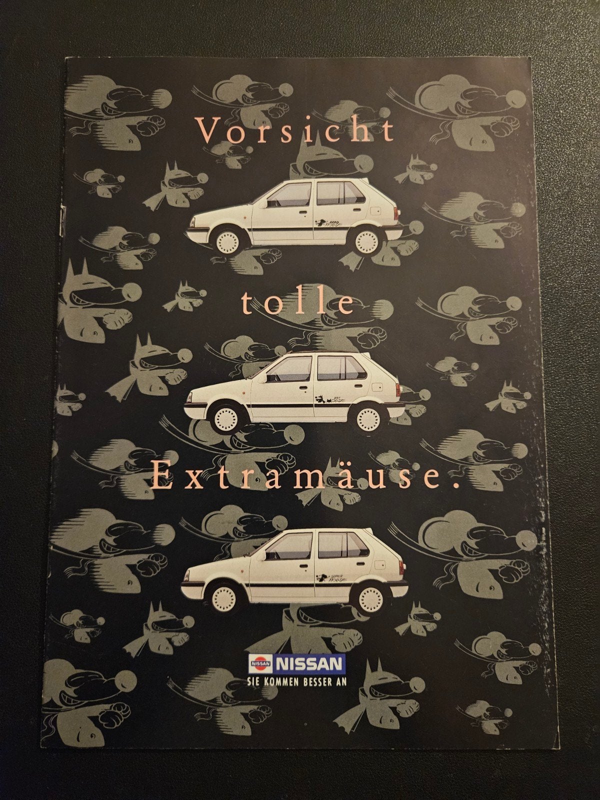 Brochure Nissan Micra Mouse Oostenrijk, Ophalen of Verzenden, Zo goed als nieuw, Nissan