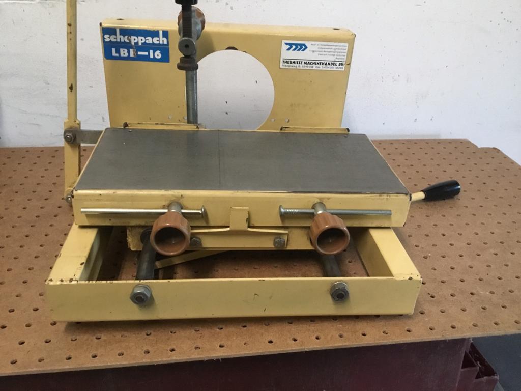 Scheppach LBE-16 Langgatboor machine, Ophalen, Gebruikt