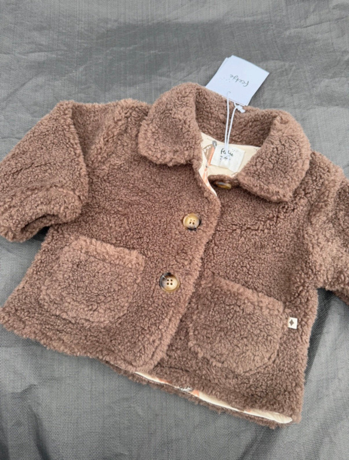 Feetje meisjes teddy jasje Nieuw, -, Meisje, -, Nieuw