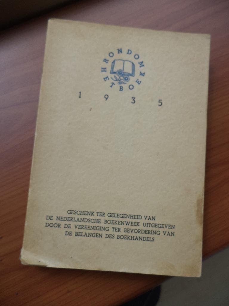 RONDOM HET BOEK 1935, Boeken, Ophalen of Verzenden, Gelezen