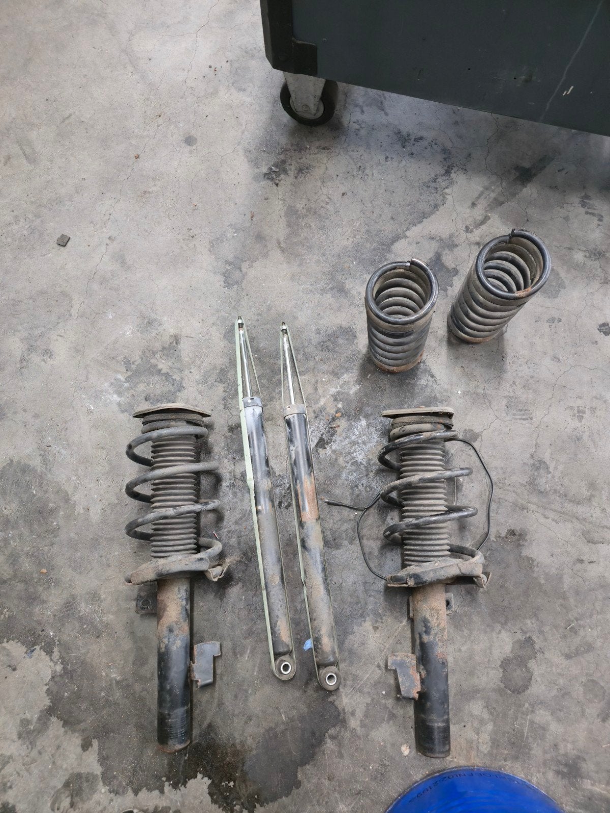 Ford Focus MK2 ST Eibach verlagings veren + OEM dempers, Auto-onderdelen, Ophalen, Ford
