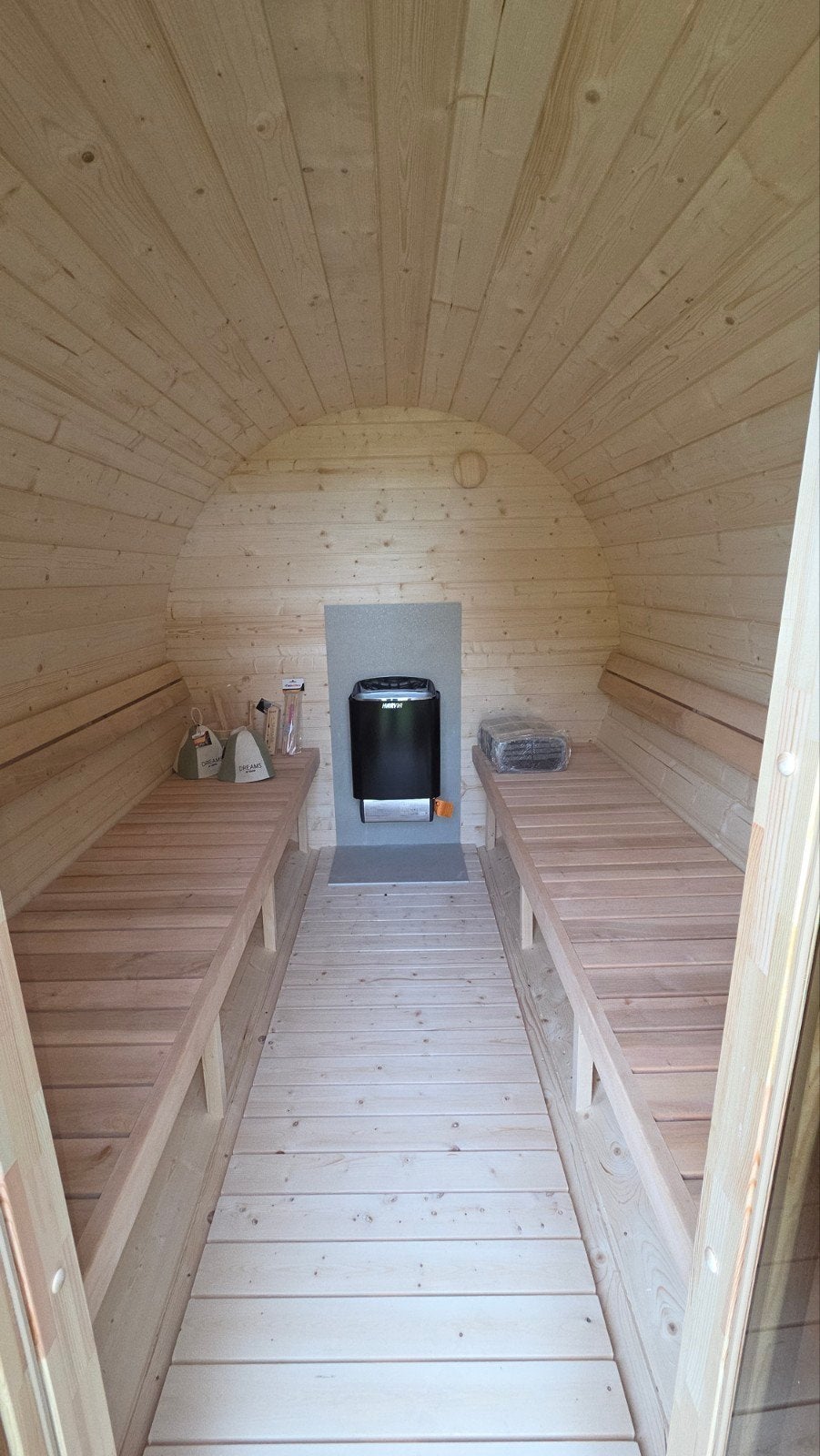 3M Barrel Sauna Gratis Levering en Plaatsing - 10% KORTING, Sport en Fitness, Sauna, Ophalen of Verzenden, Nieuw, Complete sauna