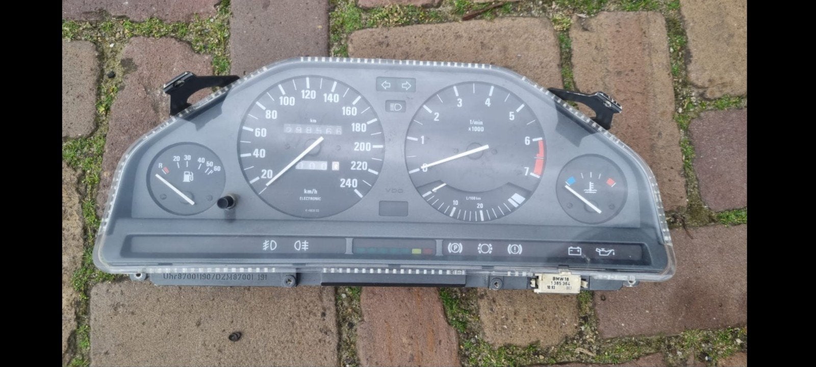 BMW E30 tellerbak grote tank en tourenteller, Ophalen of Verzenden, Gebruikt, BMW