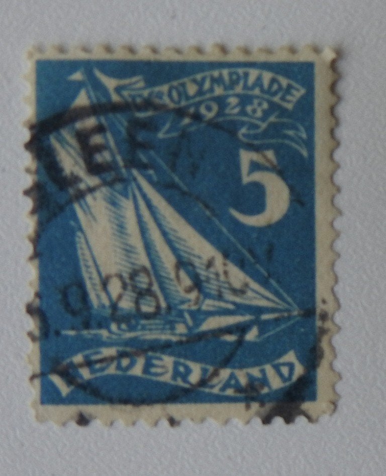Postzegel Olympiade 1928 Amsterdam, Verzenden, T/m 1940, Gestempeld