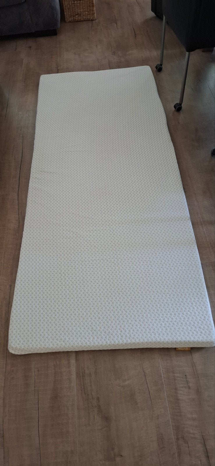 2x "Topper" traagschuim matras 80x195x5,5, Huis en Inrichting, Ophalen, Zo goed als nieuw, Tweepersoons