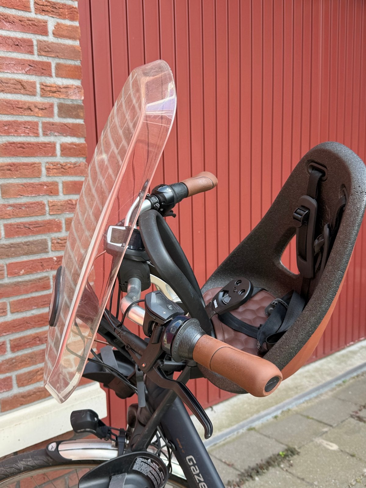 Thule Yepp Nexxt zitje voor met Windscherm, Ophalen, Voorzitje, 0 t/m 13 kg, Gebruikt