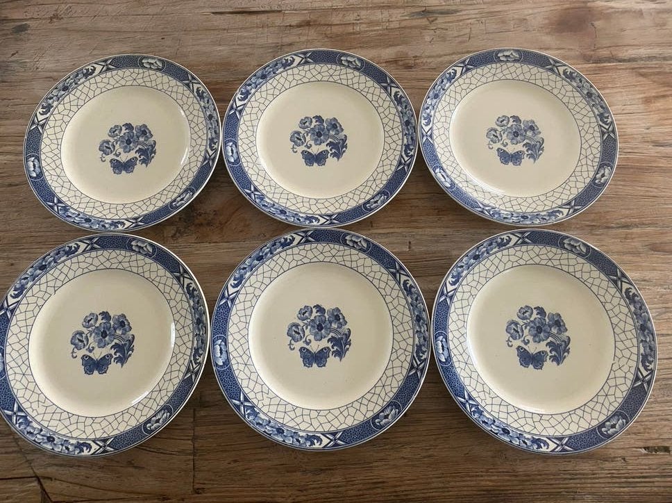 6 x butterflij ontbijbord, Ophalen