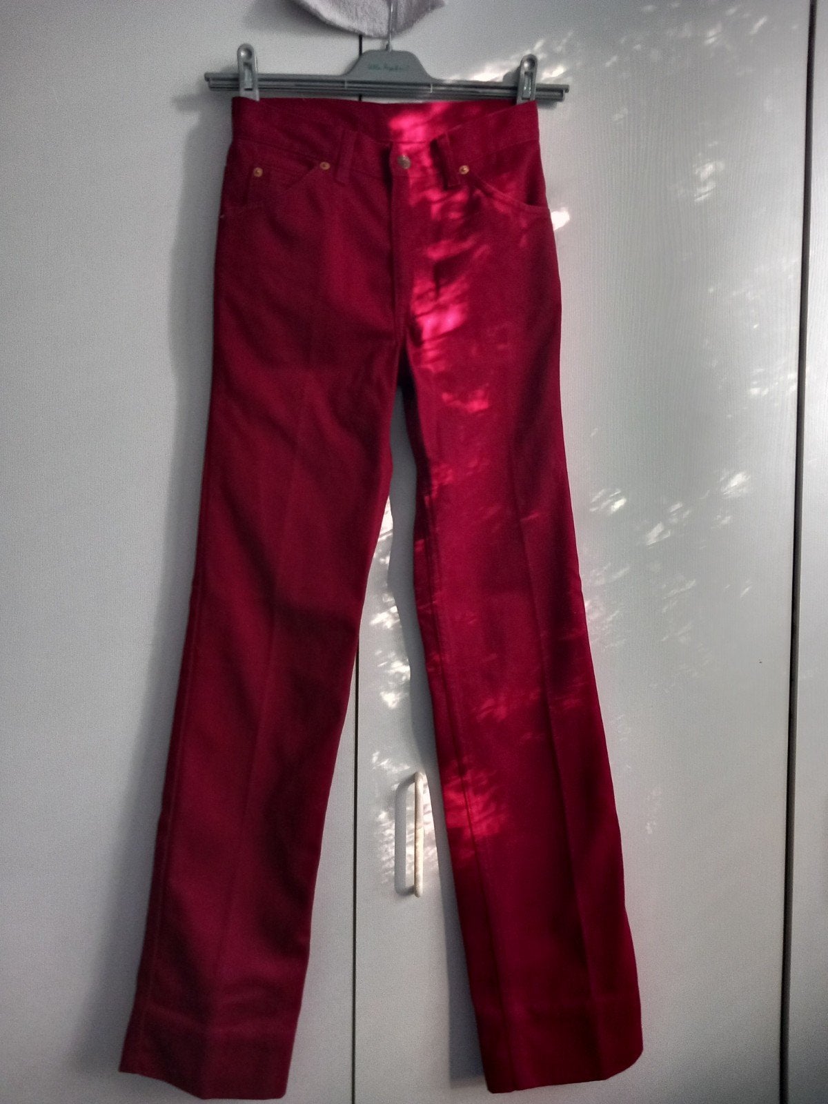Levi's Levi Strauss Jeans wijnrood mt 28 32 Kerst Oud&Nieuw, Levi's, Overige kleuren, W32 (confectie 46) of kleiner, Ophalen of Verzenden