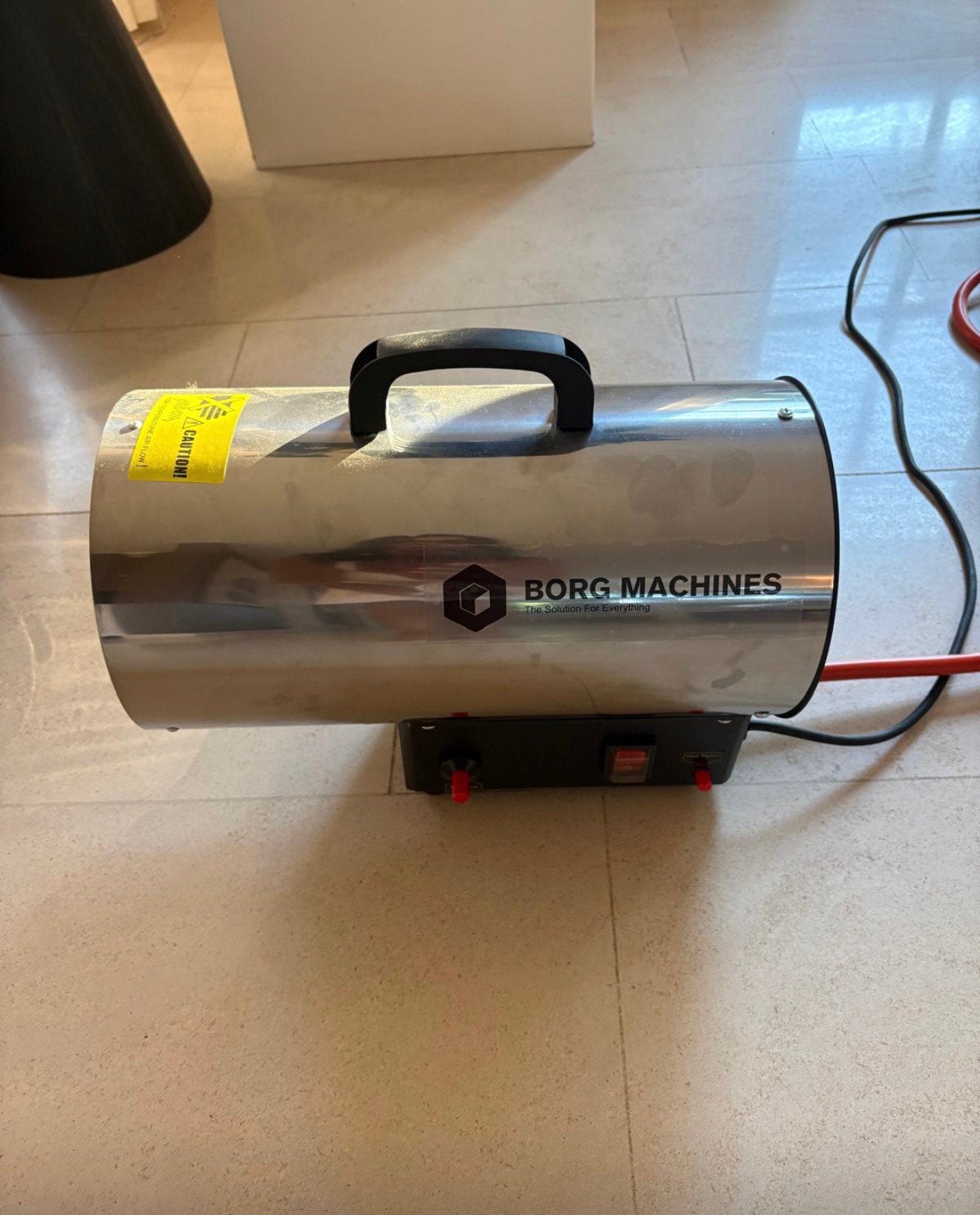 Borg INOX hetelucht kanon  NIEUW, Ophalen, Nieuw, Gas, Vloer