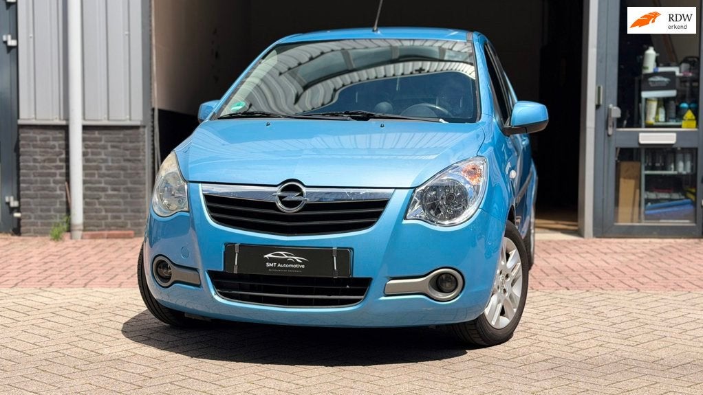 Opel Agila 1.0 Edition | NIEUWE APK | AIRCO | NAP | 5DRS, Auto's, Opel, Stof, Gebruikt, 31 €/maand, Blauw