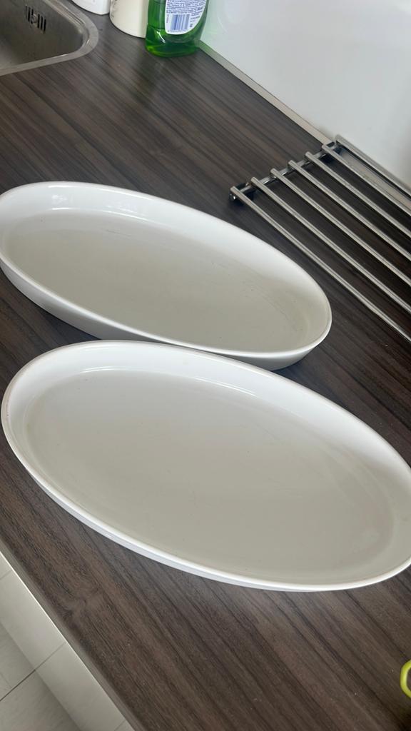 2 ikea schalen ovenschaal, Ophalen, Gebruikt, Schaal of Schalen, Overige stijlen