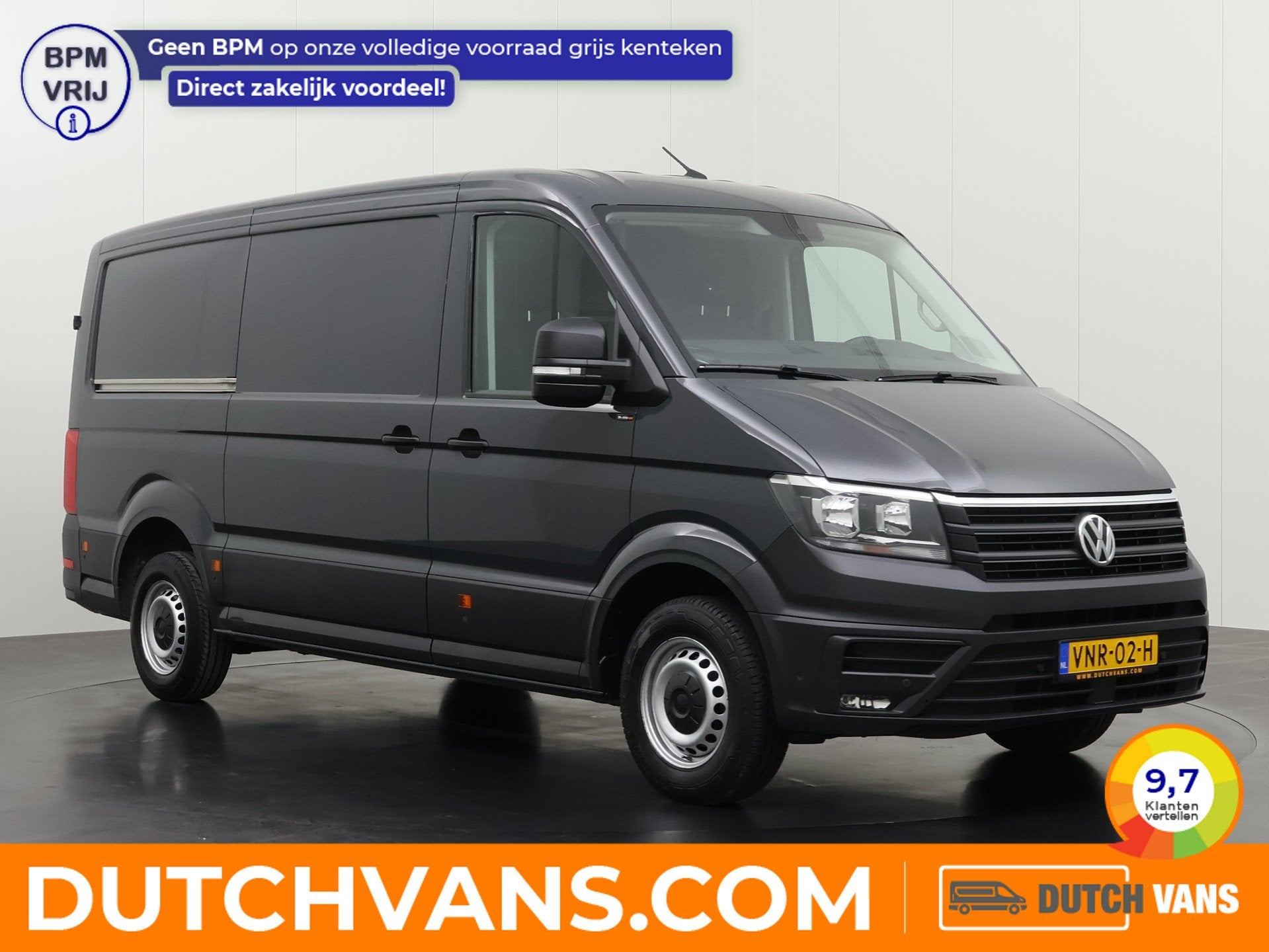 Volkswagen Crafter 2.0TDI 140PK L3H2 Highline | Navigatie |, Auto's, Bestelauto's, Stof, Gebruikt, 4 cilinders, 3000 kg