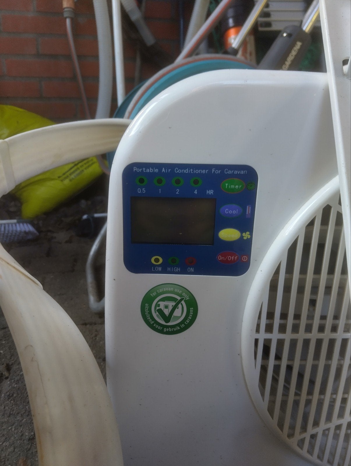 Te koop caravan airco, binnen en buiten unit, Caravans en Kamperen, Ophalen, Gebruikt