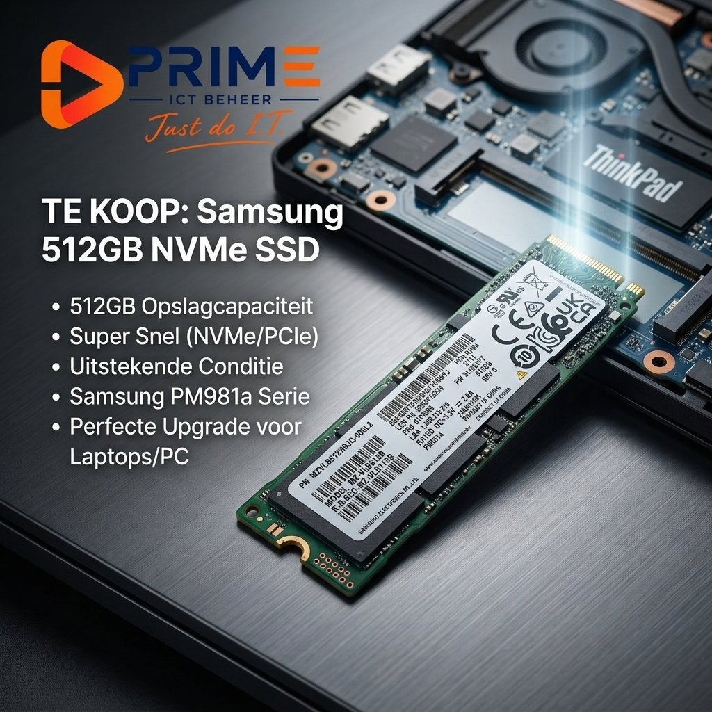 Samsung MZ-VLB512 - 512GB NVMe M.2 SSD 2280, Intern, Samsung, Verzenden, 512GB