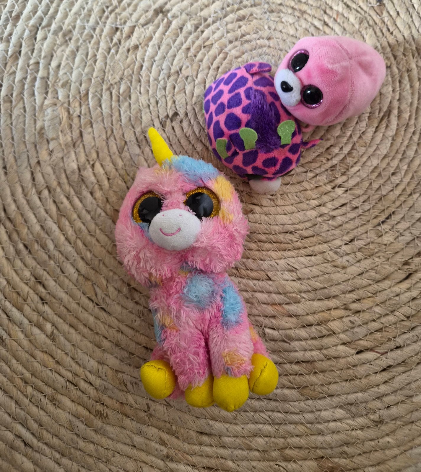 Leuke Ty knuffeltjes: eenhoorn, giraf en varkentje, Ophalen of Verzenden